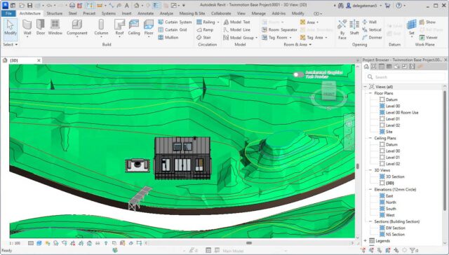 Twinmotion workflow - original model in Revit