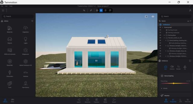 Twinmotion workflow - model brought into Twinmotion
