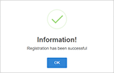 Education account registration successful