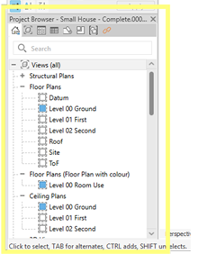 Revit Project Browser